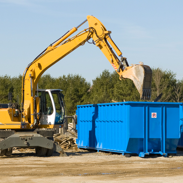 are there any restrictions on where a residential dumpster can be placed in Benton County Iowa